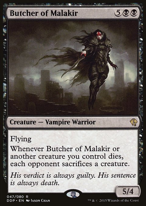Butcher of Malakir, Duel Decks: Zendikar vs. Eldrazi #47, Magic: The Gathering card