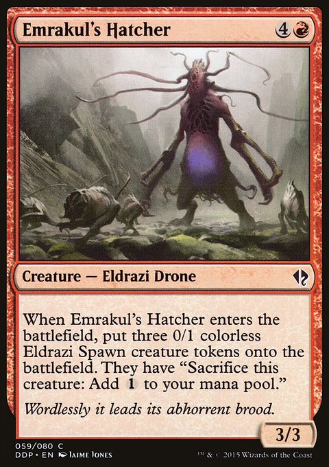 Emrakul's Hatcher, Duel Decks: Zendikar vs. Eldrazi #59, Magic: The Gathering card
