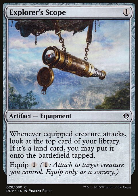 Explorer's Scope, Duel Decks: Zendikar vs. Eldrazi #28, Magic: The Gathering card