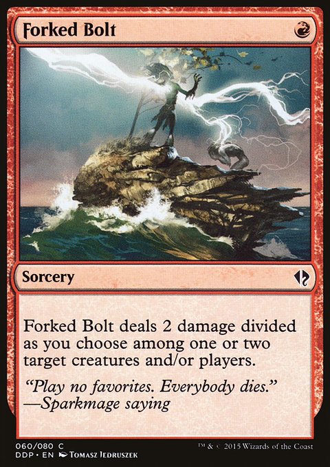 Forked Bolt, Duel Decks: Zendikar vs. Eldrazi #60, Magic: The Gathering card
