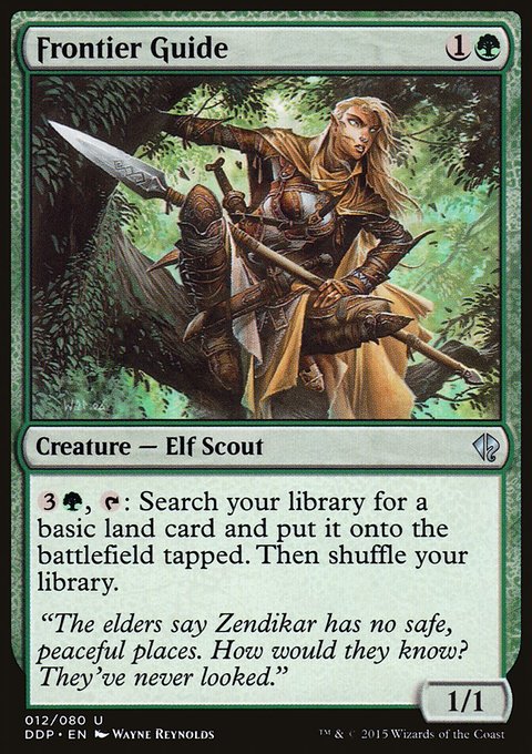 Frontier Guide, Duel Decks: Zendikar vs. Eldrazi #12, Magic: The Gathering card