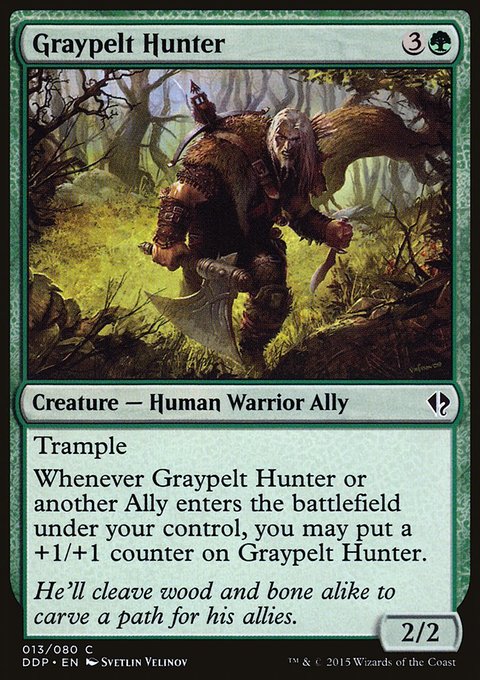 Graypelt Hunter, Duel Decks: Zendikar vs. Eldrazi #13, Magic: The Gathering card