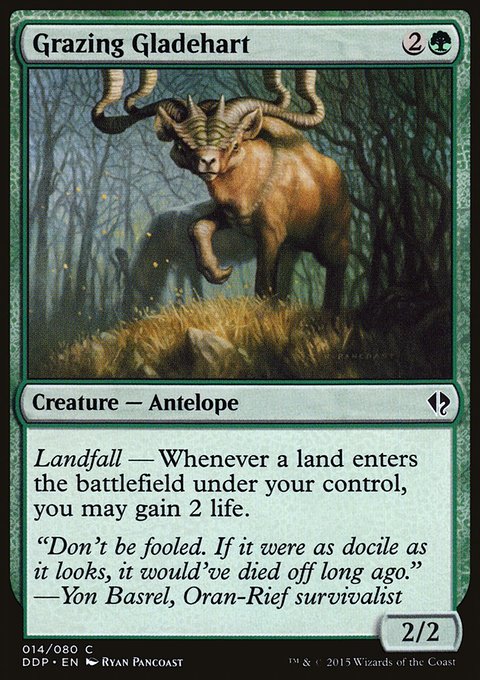 Grazing Gladehart, Duel Decks: Zendikar vs. Eldrazi #14, Magic: The Gathering card