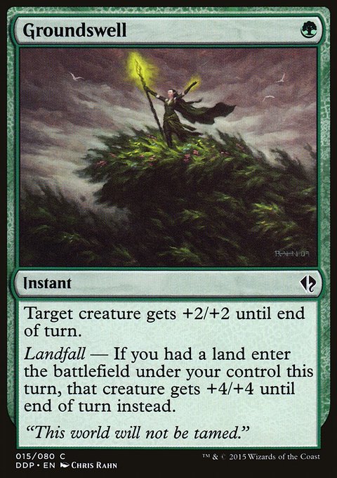 Groundswell, Duel Decks: Zendikar vs. Eldrazi #15, Magic: The Gathering card
