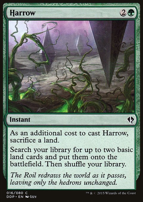 Harrow, Duel Decks: Zendikar vs. Eldrazi #16, Magic: The Gathering card