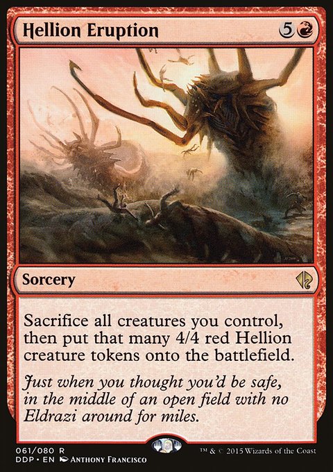 Hellion Eruption, Duel Decks: Zendikar vs. Eldrazi #61, Magic: The Gathering card