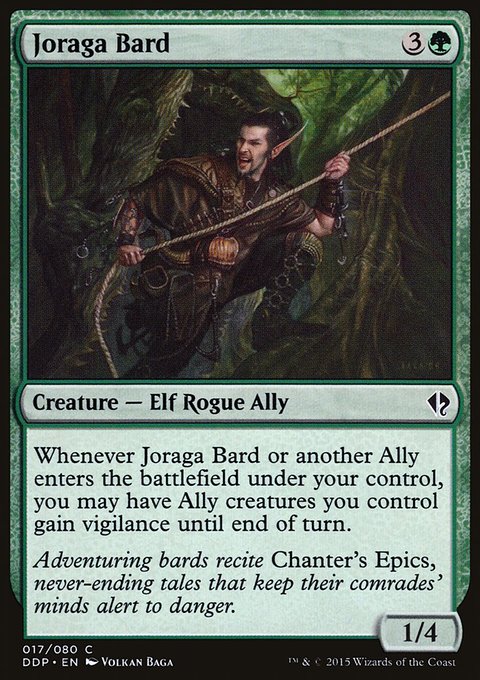 Joraga Bard, Duel Decks: Zendikar vs. Eldrazi #17, Magic: The Gathering card