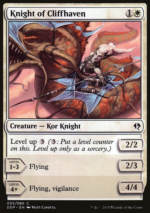 Knight of Cliffhaven, Duel Decks: Zendikar vs. Eldrazi #5, Magic: The Gathering card