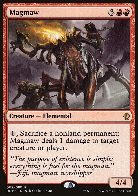 Magmaw, Duel Decks: Zendikar vs. Eldrazi #62, Magic: The Gathering card