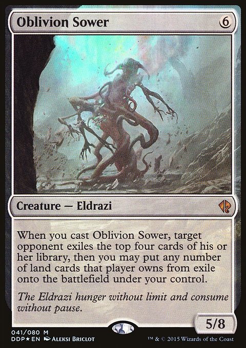 Oblivion Sower, Duel Decks: Zendikar vs. Eldrazi #41, Magic: The Gathering card