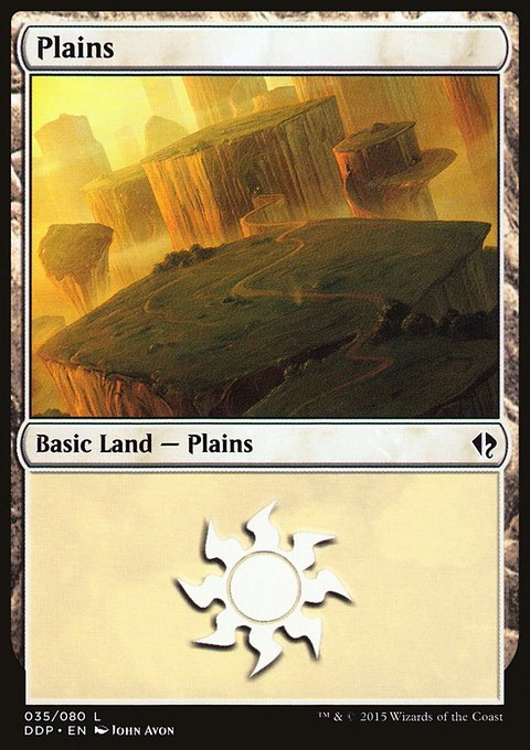 Plains, Duel Decks: Zendikar vs. Eldrazi #35, Magic: The Gathering card