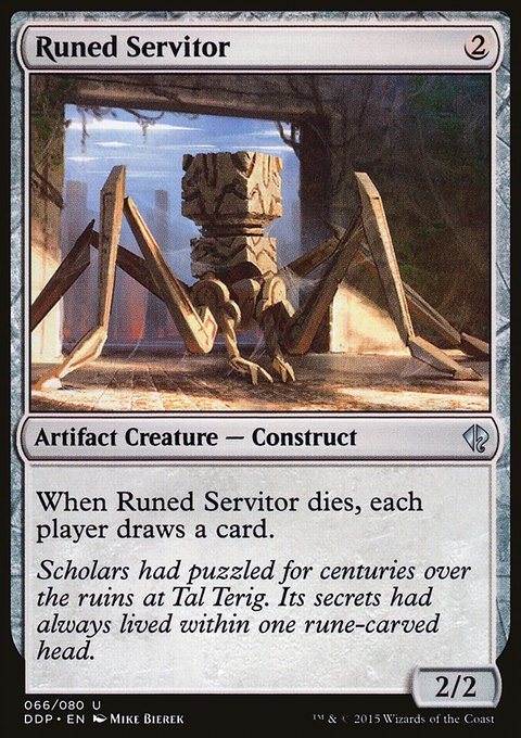 Runed Servitor, Duel Decks: Zendikar vs. Eldrazi #66, Magic: The Gathering card