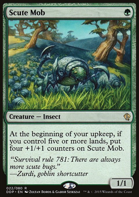 Scute Mob, Duel Decks: Zendikar vs. Eldrazi #22, Magic: The Gathering card