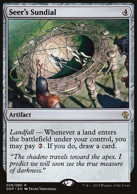 Seer's Sundial, Duel Decks: Zendikar vs. Eldrazi #29, Magic: The Gathering card