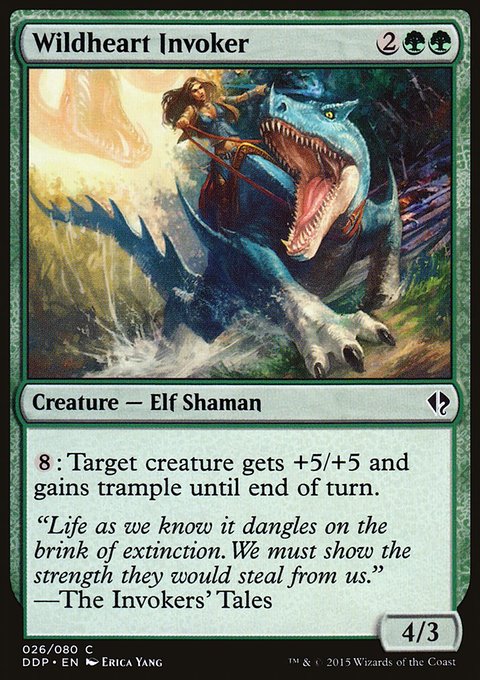 Wildheart Invoker, Duel Decks: Zendikar vs. Eldrazi #26, Magic: The Gathering card