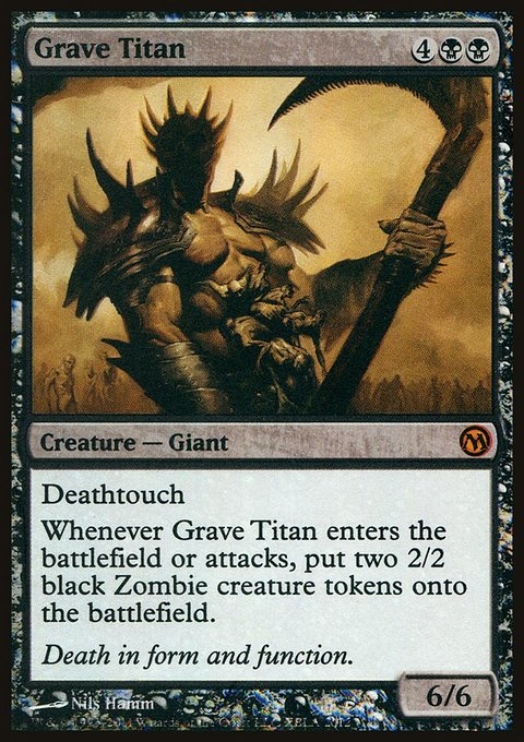 Grave Titan, Duels of the Planeswalkers 2012 Promos #2, Magic: The Gathering card