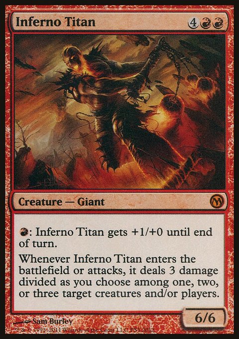 Inferno Titan, Duels of the Planeswalkers 2012 Promos #3, Magic: The Gathering card