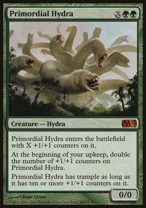 Primordial Hydra, Duels of the Planeswalkers 2013 Promos #1, Magic: The Gathering card