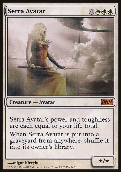 Serra Avatar, Duels of the Planeswalkers 2013 Promos #2, Magic: The Gathering card