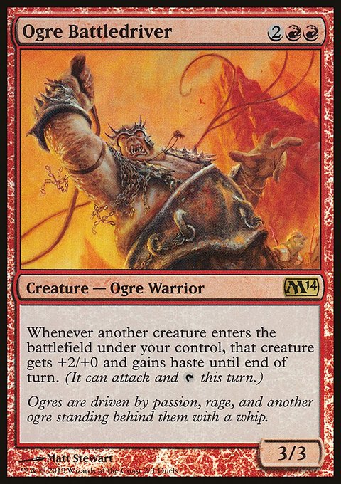 Ogre Battledriver, Duels of the Planeswalkers 2014 Promos #2, Magic: The Gathering card