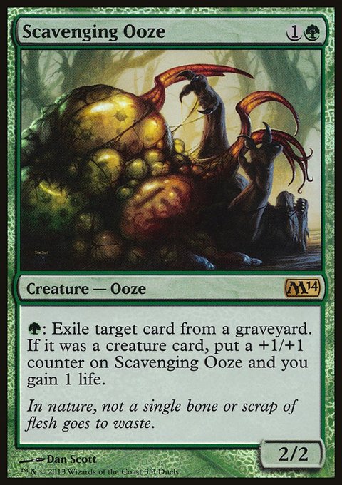 Scavenging Ooze, Duels of the Planeswalkers 2014 Promos #3, Magic: The Gathering card