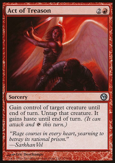 Act of Treason, Duels of the Planeswalkers #37, Magic: The Gathering card