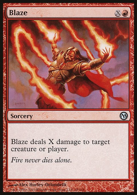 Blaze, Duels of the Planeswalkers #39, Magic: The Gathering card