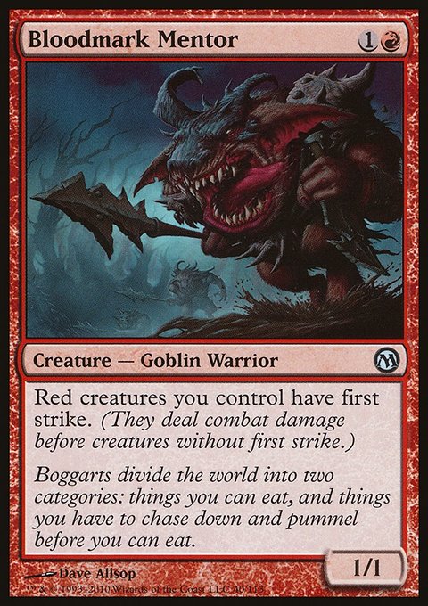 Bloodmark Mentor, Duels of the Planeswalkers #40, Magic: The Gathering card