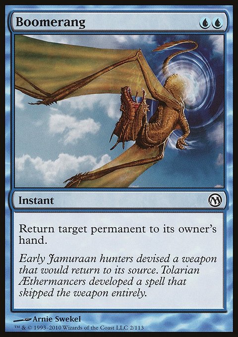 Boomerang, Duels of the Planeswalkers #2, Magic: The Gathering card