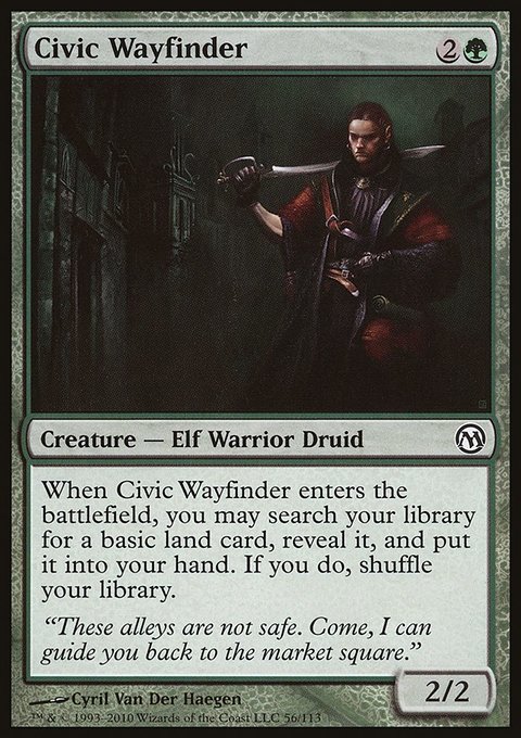 Civic Wayfinder, Duels of the Planeswalkers #56, Magic: The Gathering card