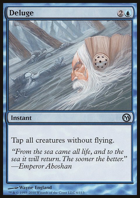 Deluge, Duels of the Planeswalkers #6, Magic: The Gathering card