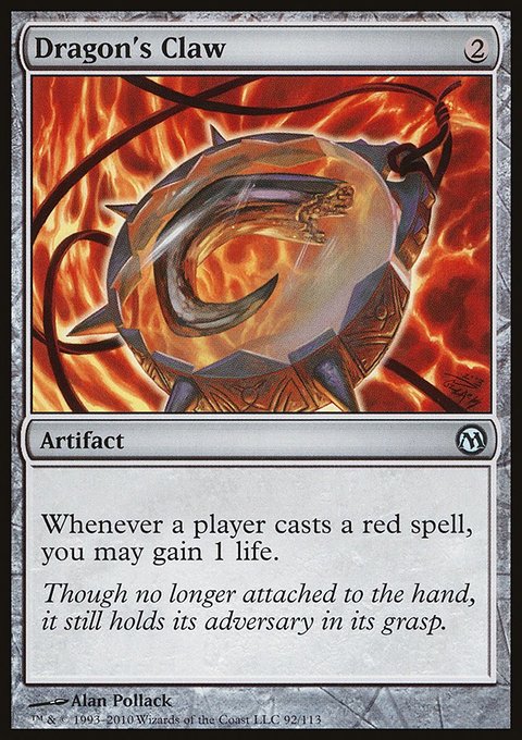 Dragon's Claw, Duels of the Planeswalkers #92, Magic: The Gathering card