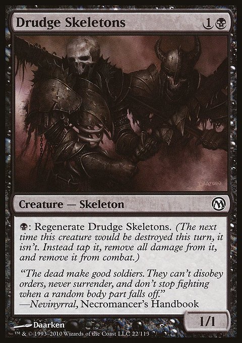 Drudge Skeletons, Duels of the Planeswalkers #22, Magic: The Gathering card