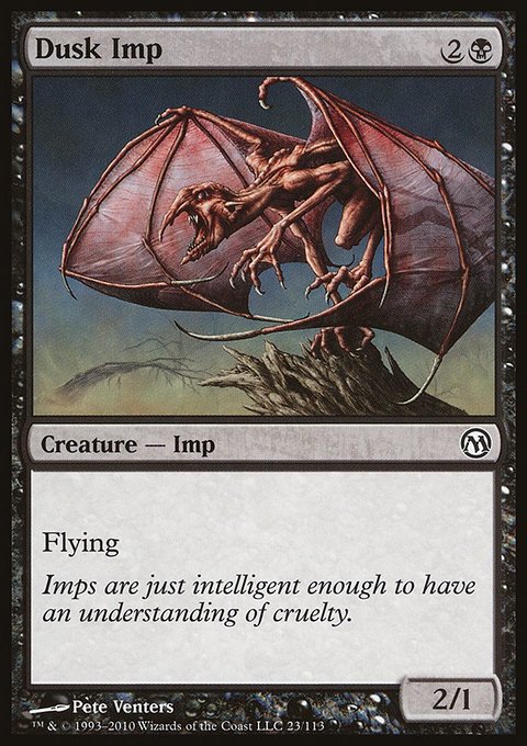 Dusk Imp, Duels of the Planeswalkers #23, Magic: The Gathering card