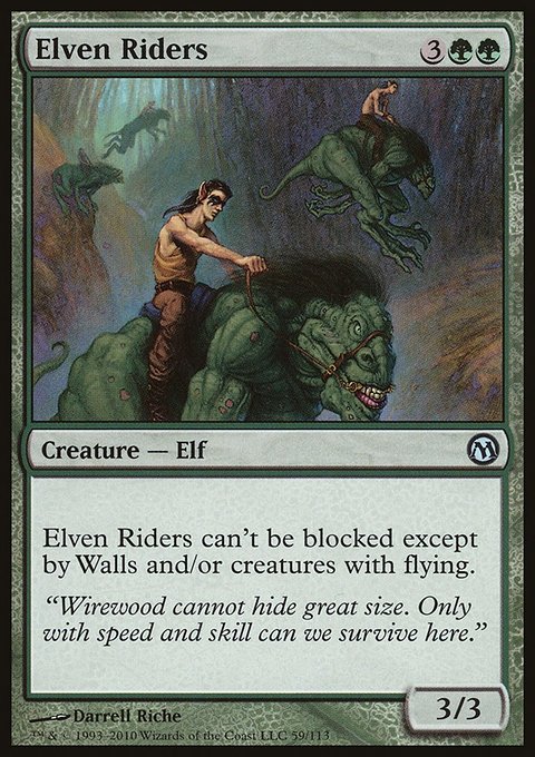 Elven Riders, Duels of the Planeswalkers #59, Magic: The Gathering card