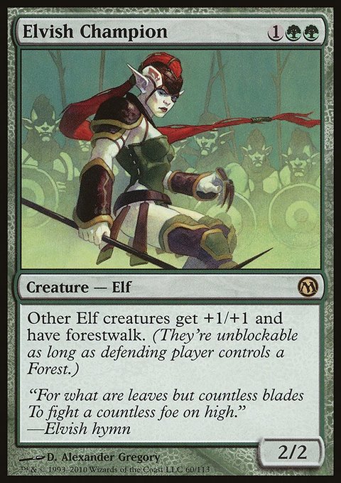 Elvish Champion, Duels of the Planeswalkers #60, Magic: The Gathering card