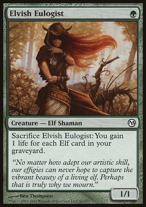 Elvish Eulogist, Duels of the Planeswalkers #61, Magic: The Gathering card
