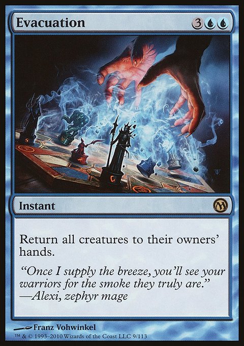 Evacuation, Duels of the Planeswalkers #9, Magic: The Gathering card