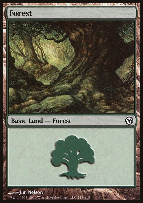 Forest, Duels of the Planeswalkers #113, Magic: The Gathering card
