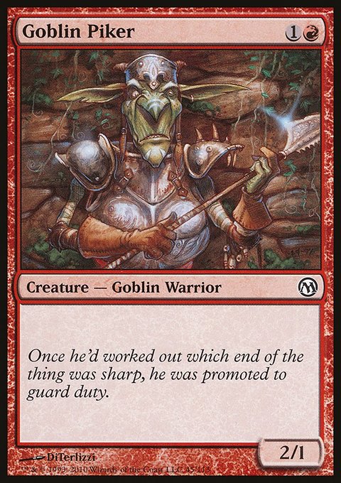 Goblin Piker, Duels of the Planeswalkers #45, Magic: The Gathering card