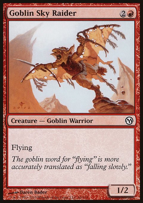 Goblin Sky Raider, Duels of the Planeswalkers #46, Magic: The Gathering card