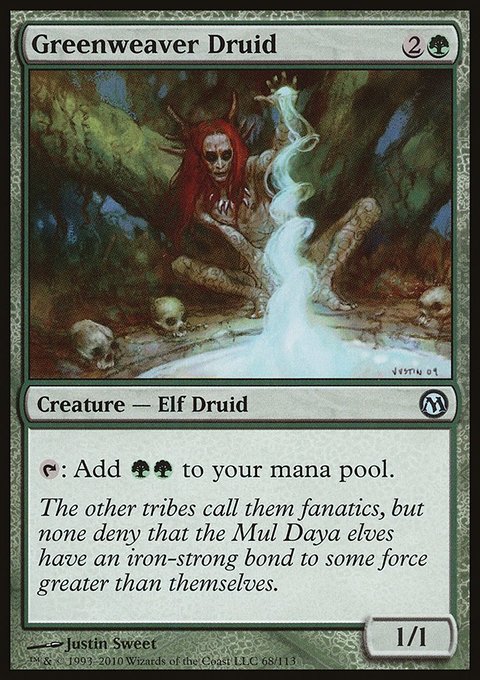 Greenweaver Druid, Duels of the Planeswalkers #68, Magic: The Gathering card