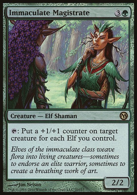 Immaculate Magistrate, Duels of the Planeswalkers #70, Magic: The Gathering card