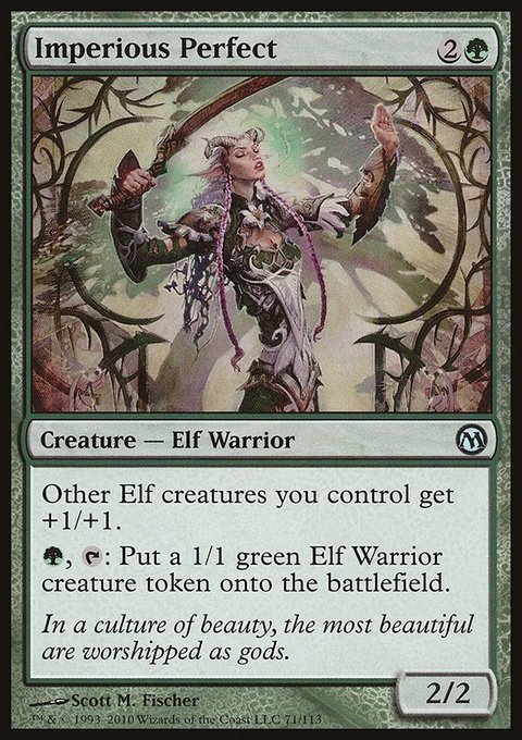 Imperious Perfect, Duels of the Planeswalkers #71, Magic: The Gathering card