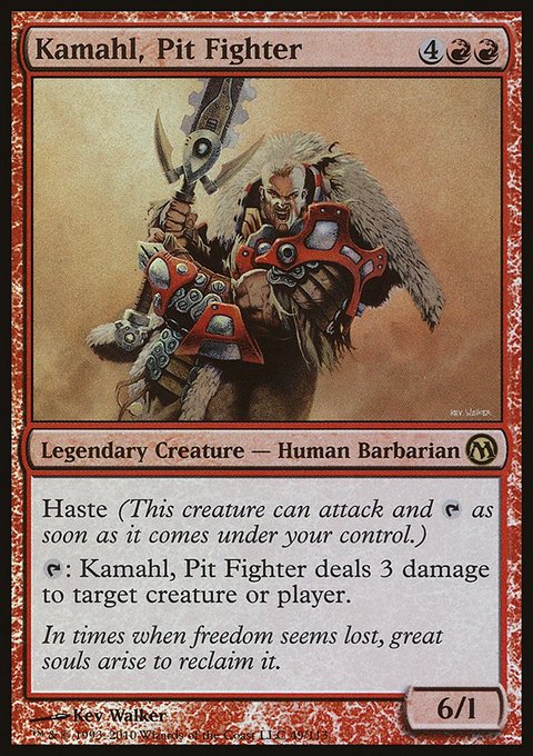 Kamahl, Pit Fighter, Duels of the Planeswalkers #49, Magic: The Gathering card