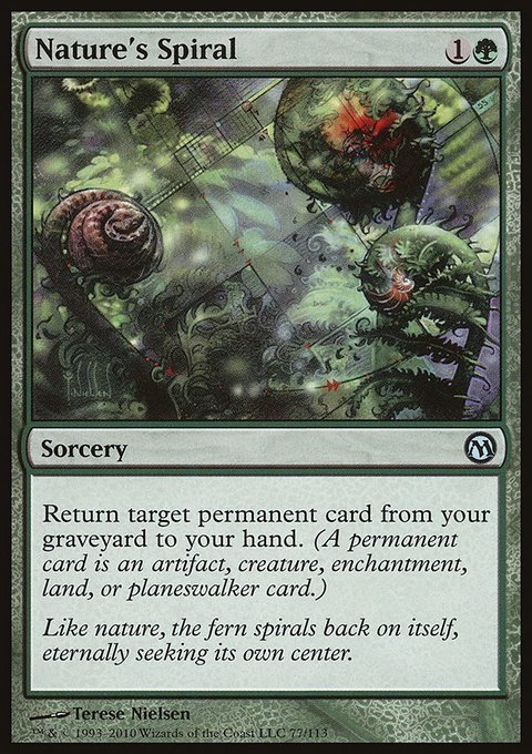 Nature's Spiral, Duels of the Planeswalkers #77, Magic: The Gathering card