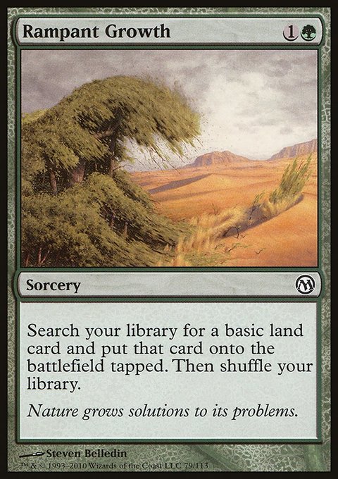 Rampant Growth, Duels of the Planeswalkers #79, Magic: The Gathering card
