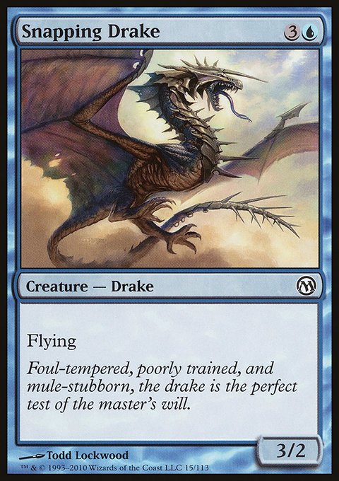 Snapping Drake, Duels of the Planeswalkers #15, Magic: The Gathering card