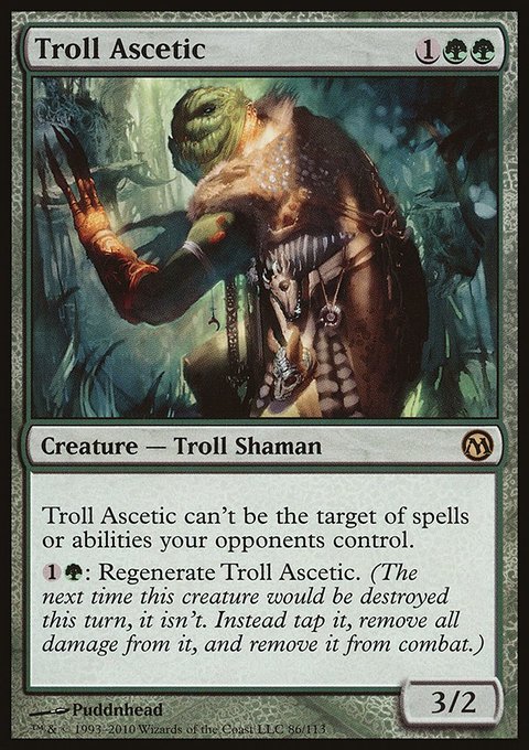 Troll Ascetic, Duels of the Planeswalkers #86, Magic: The Gathering card