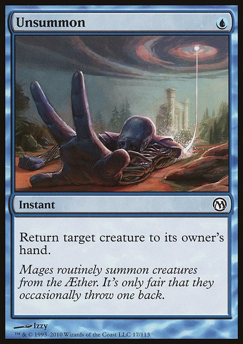 Unsummon, Duels of the Planeswalkers #17, Magic: The Gathering card